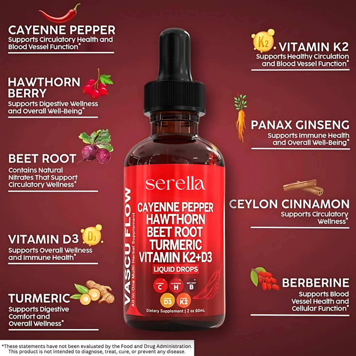 Serella Cayenne Pepper Drops